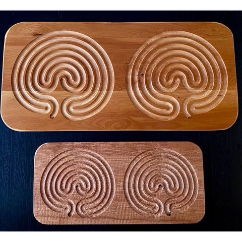 Double Classical Finger Labyrinths